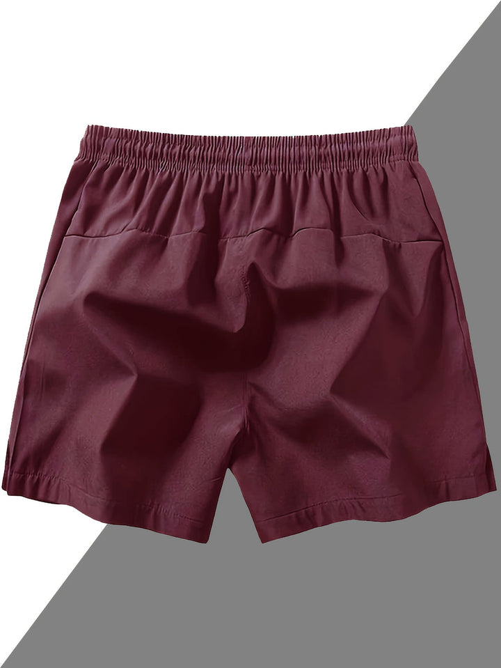 Heren Short | Effen Kleur & Ademend | Lichtgewicht & Losvallend | Sport & Zomer Casual
