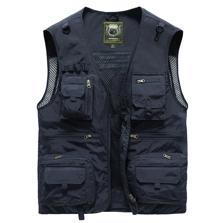 Heren Bodywarmer | Tactisch Werkvest | Mesh & Opbergzakken | Winter