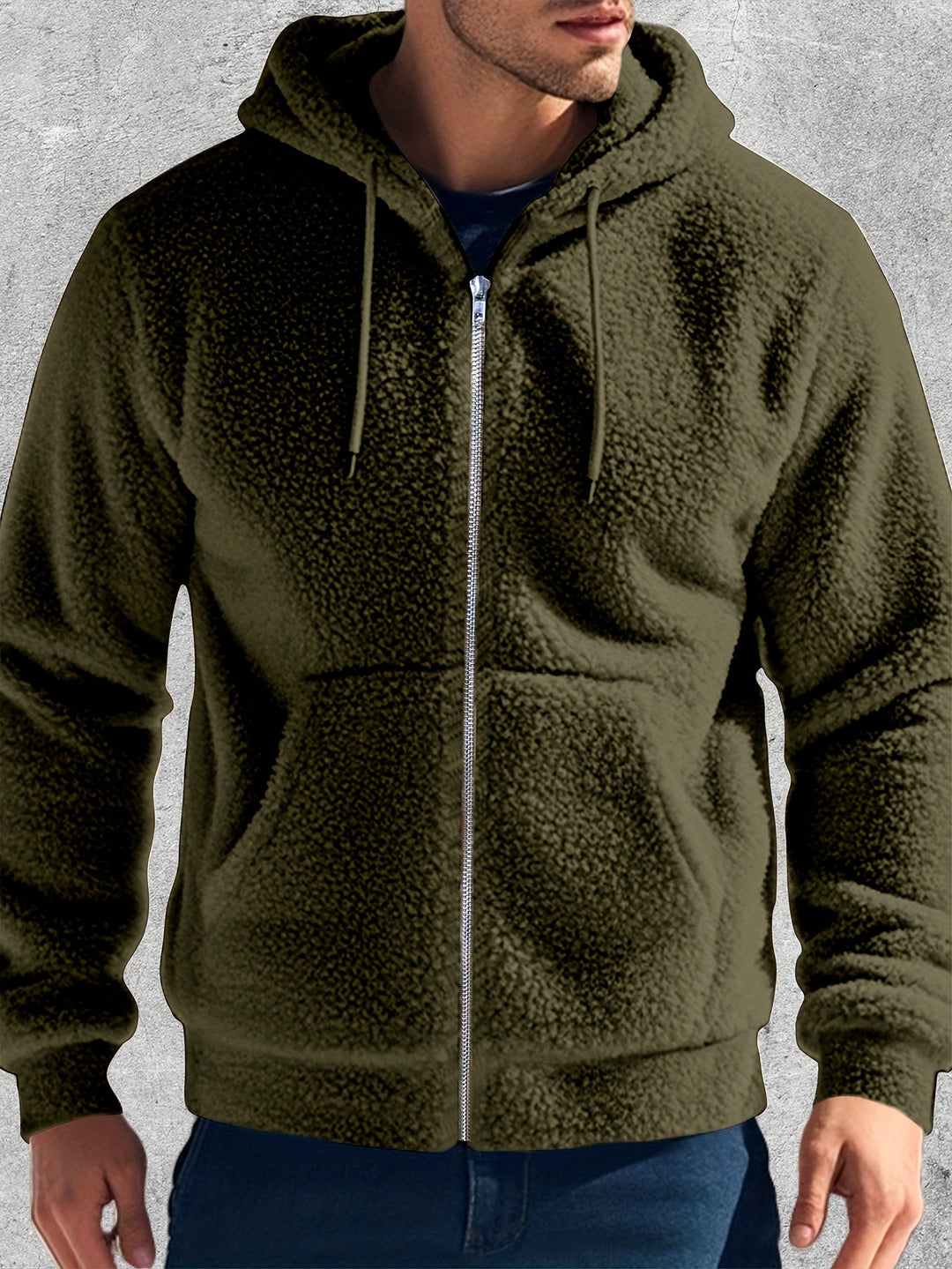 Heren Hoodie | Pluche Fleece | Warm & Comfortabel | Herfst/Winter