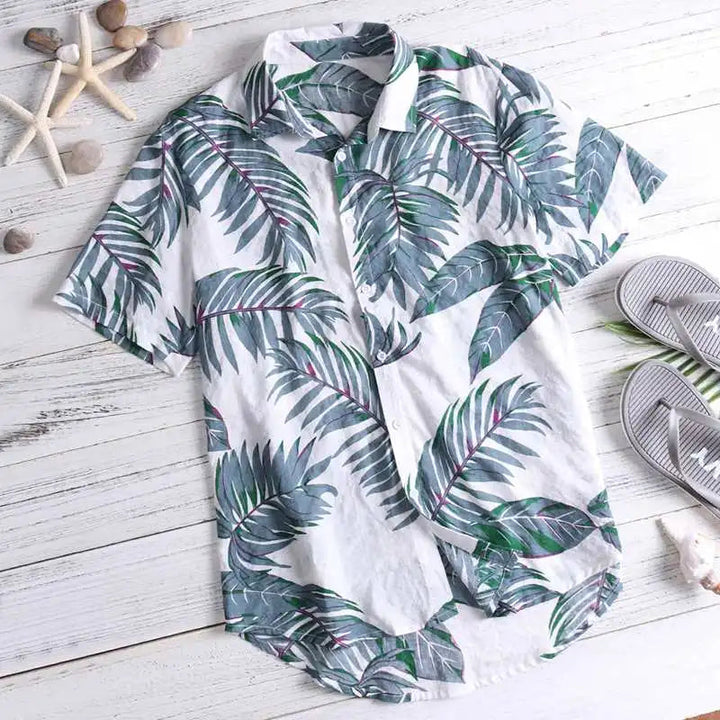 Heren Shirt | Retro | Tropisch | Korte Mouw | Zomer