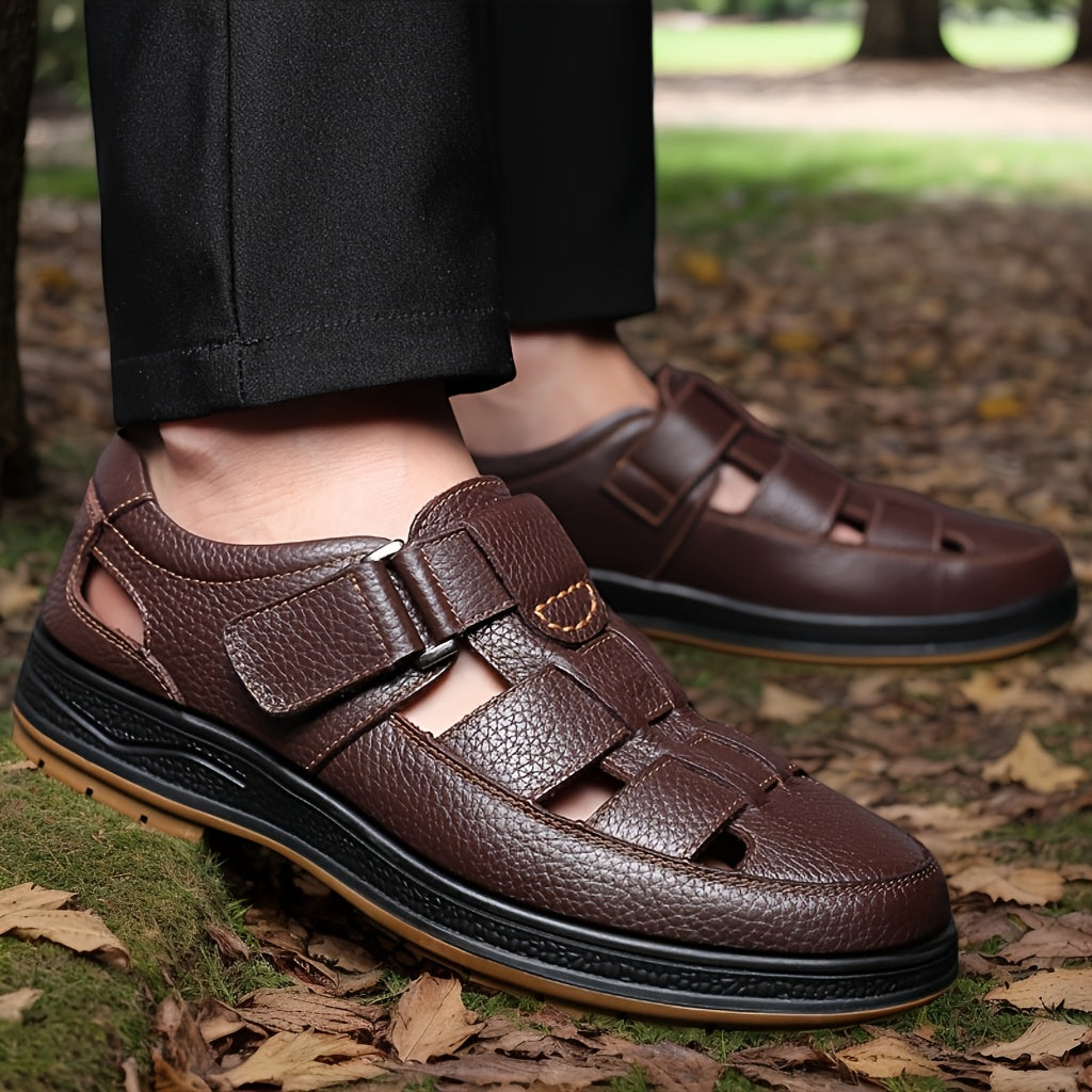 Heren Sandalen | Ademend & Antigeur | Comfortabel & Duurzaam | Runderleer Bovenwerk