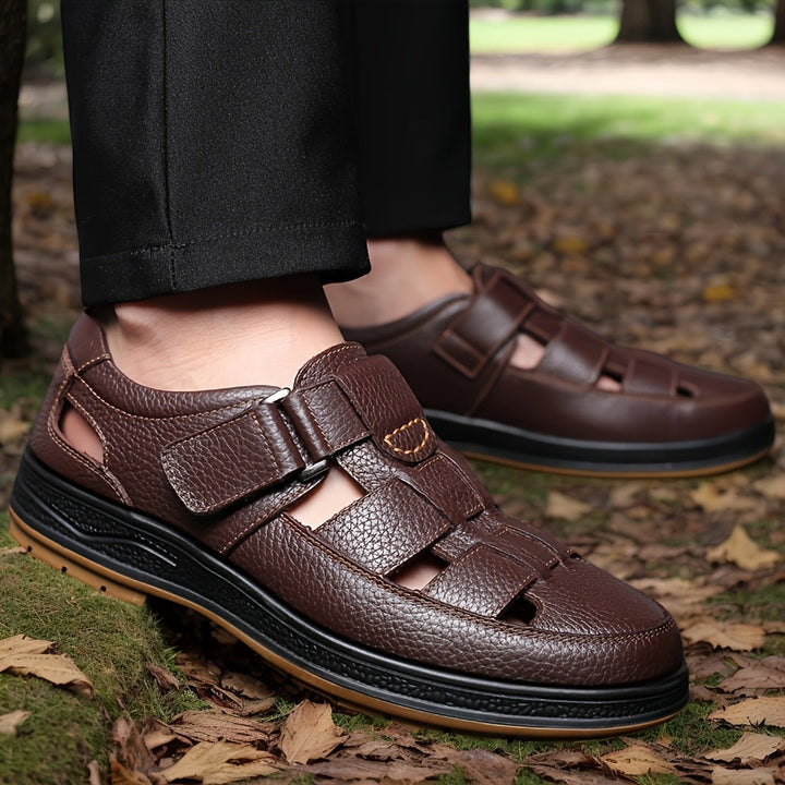 Heren Sandalen | Ademend & Antigeur | Comfortabel & Duurzaam | Runderleer Bovenwerk