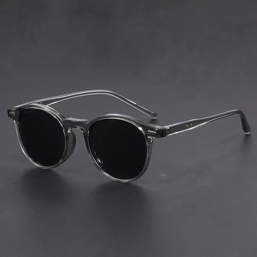 Heren Zonnebril | Lichtgewicht Ronde Frame | Retro Tortoiseshell Design | Streetstyle & Casual