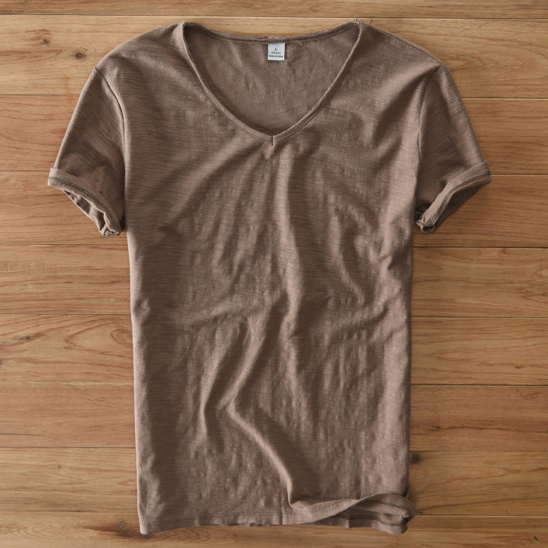 Heren T-shirt | Zacht & Verfijnd | Comfortabele Stof & Stijlvolle Halslijn | Voor Elke Dag