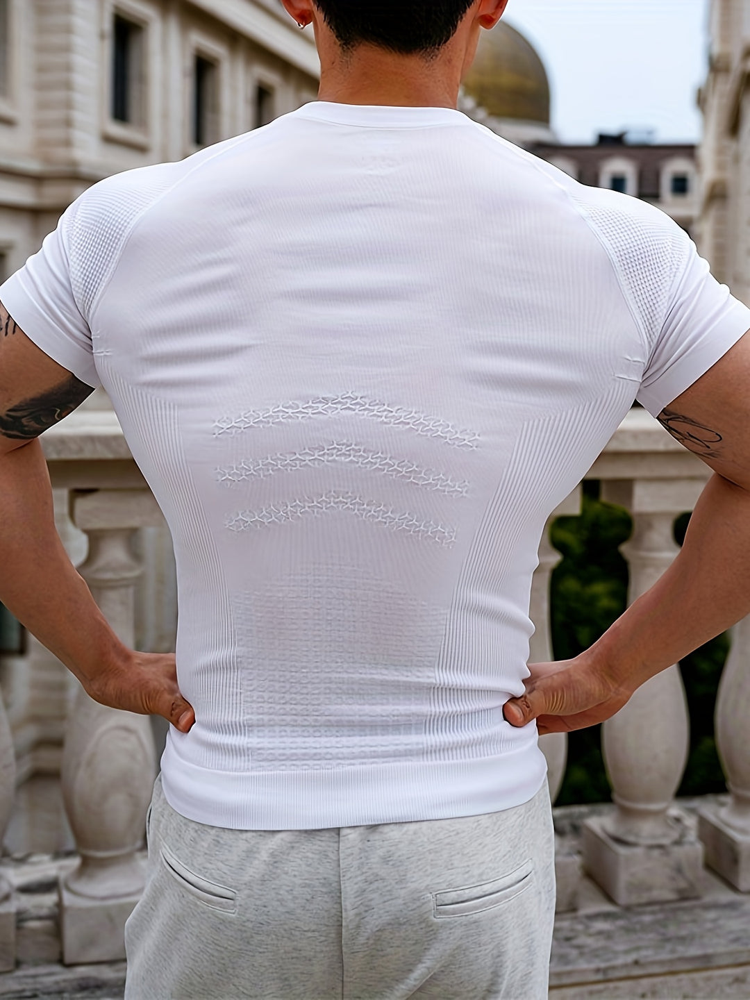 Heren Tops | Slimfit | Structuur Detail | Zomer