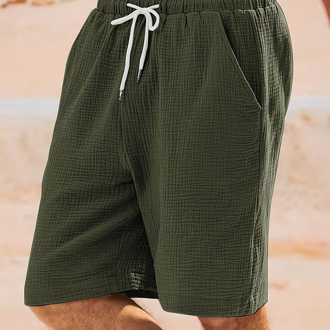 Heren Short | Straight | Trekkoord | Zomer