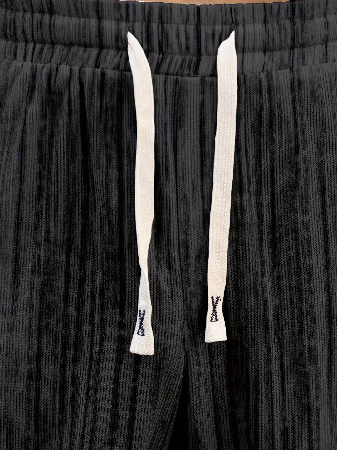 Heren Corduroy Broek | Gestreept & Rekbaar | Losse Pasvorm | Streetwear
