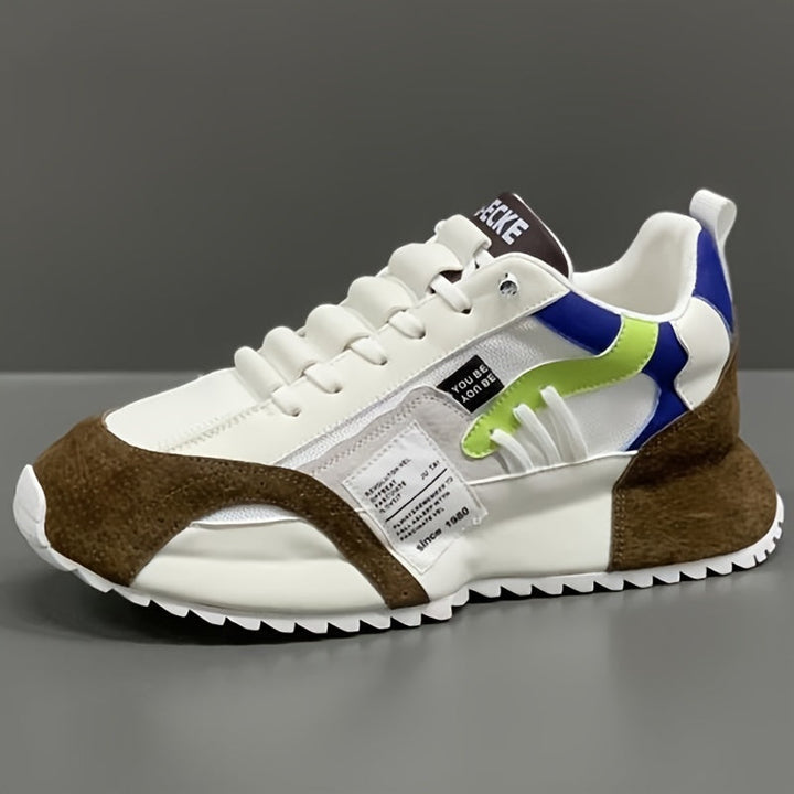 Heren Platformschoenen | Comfortabel & Trendy | Voor Wandelen & Joggen | All-Season Veterschoen