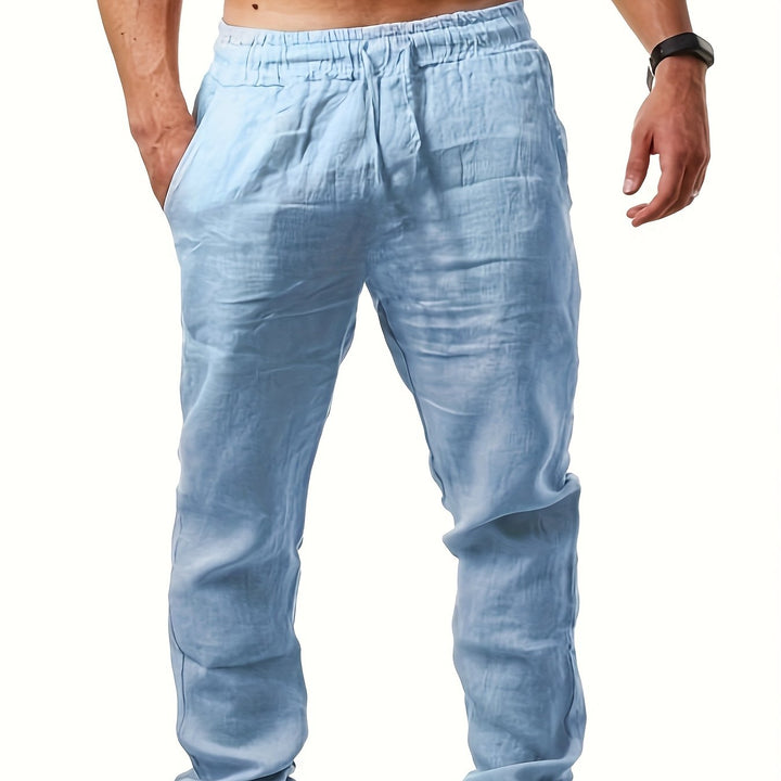 Heren Broek | Tapered | Trekkoord | Zomer