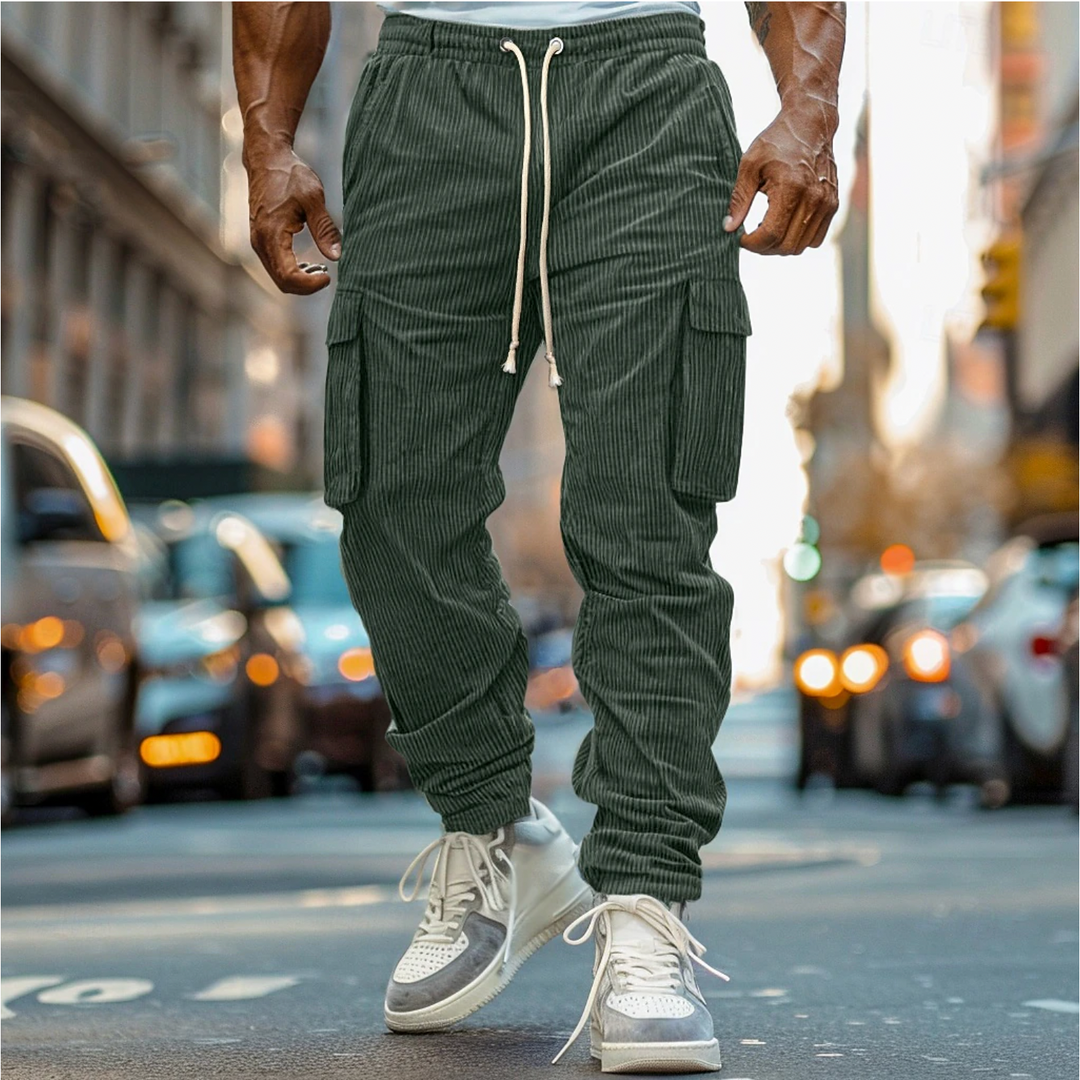 Veelzijdige en stijlvolle Cargo Joggers met Relaxed Fit en casual stijl voor Mannen | Sam