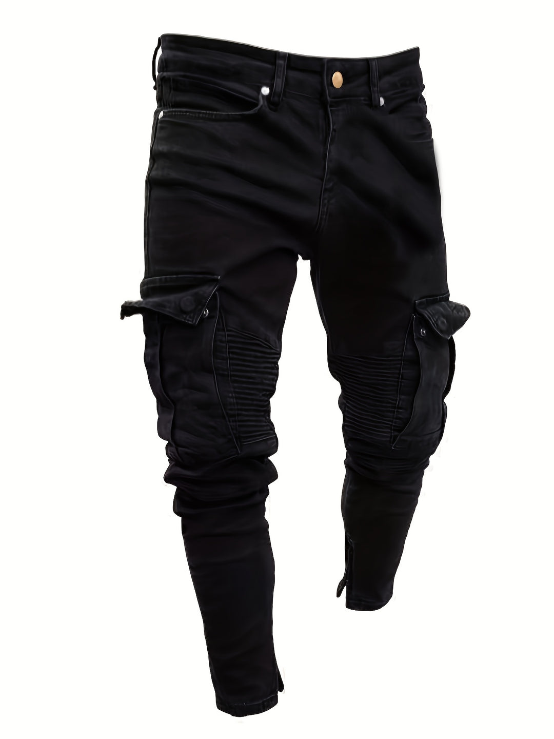 Heren Cargo Denim Broek | Slim Fit & Stijlvol | Casual Jeans