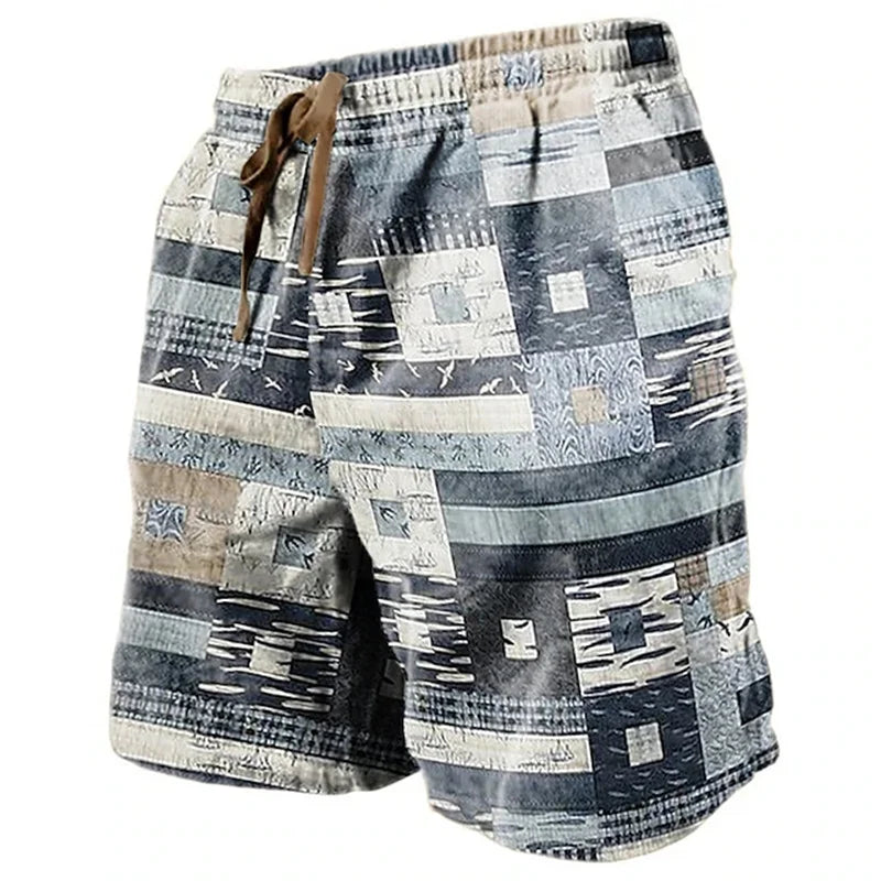 Heren Short | Retro | Trekkoord | Zomer
