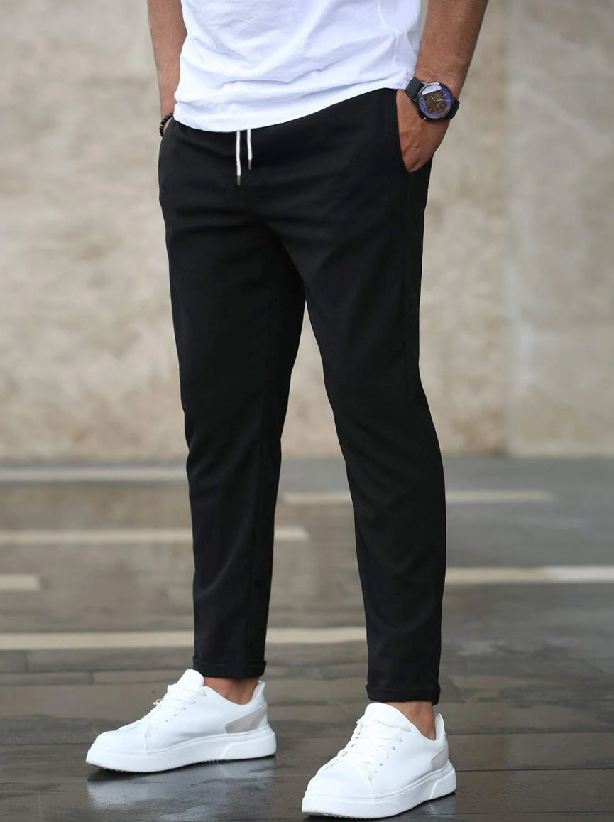 Heren Broek | Tapered | Trekkoord | Zomer
