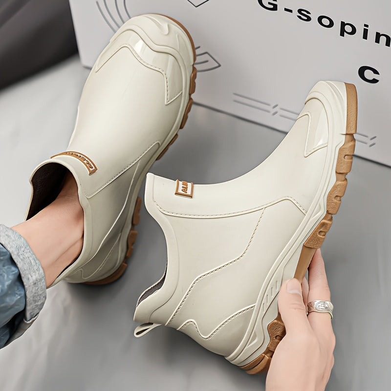 Waterschoenen Heren | Slip-On Regenlaarzen | Waterproof & Antislip