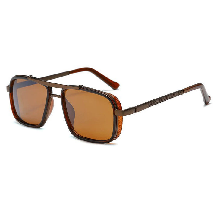 Heren Zonnebril | Luxe Retro Vierkant | Instapmodel | Zomer