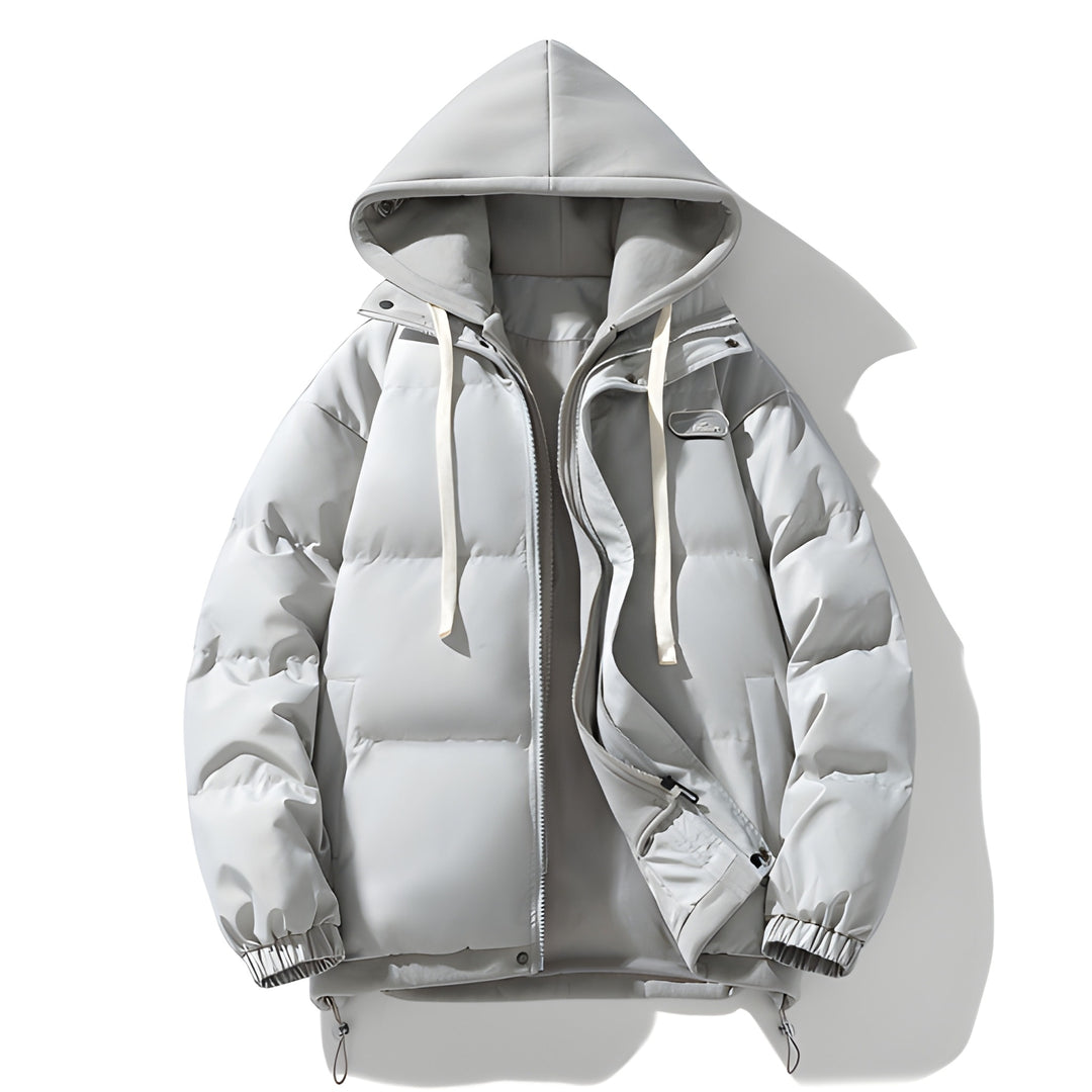 Winterjas Heren | Dikke Gewatteerde Jas met Capuchon | Trendy & Warm