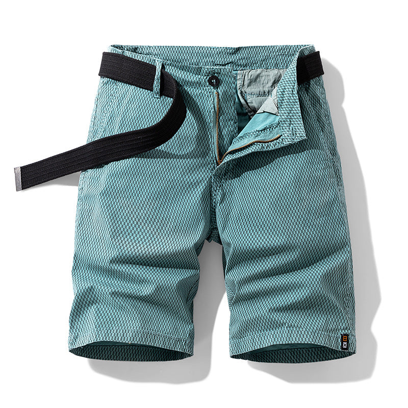 Heren Cargo Shorts | Gestreept Patroon & Normale Pasvorm | Katoenblend | Casual & Outdoor Sporten