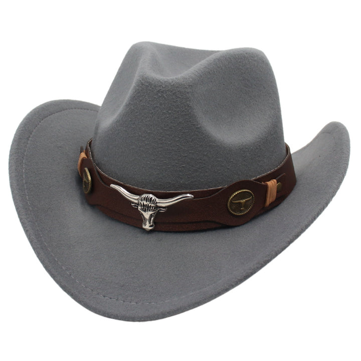 Cowboy Hoed | Klassiek Model | Vegan Leer & Gevlochten Kinband | Verstelbaar Design