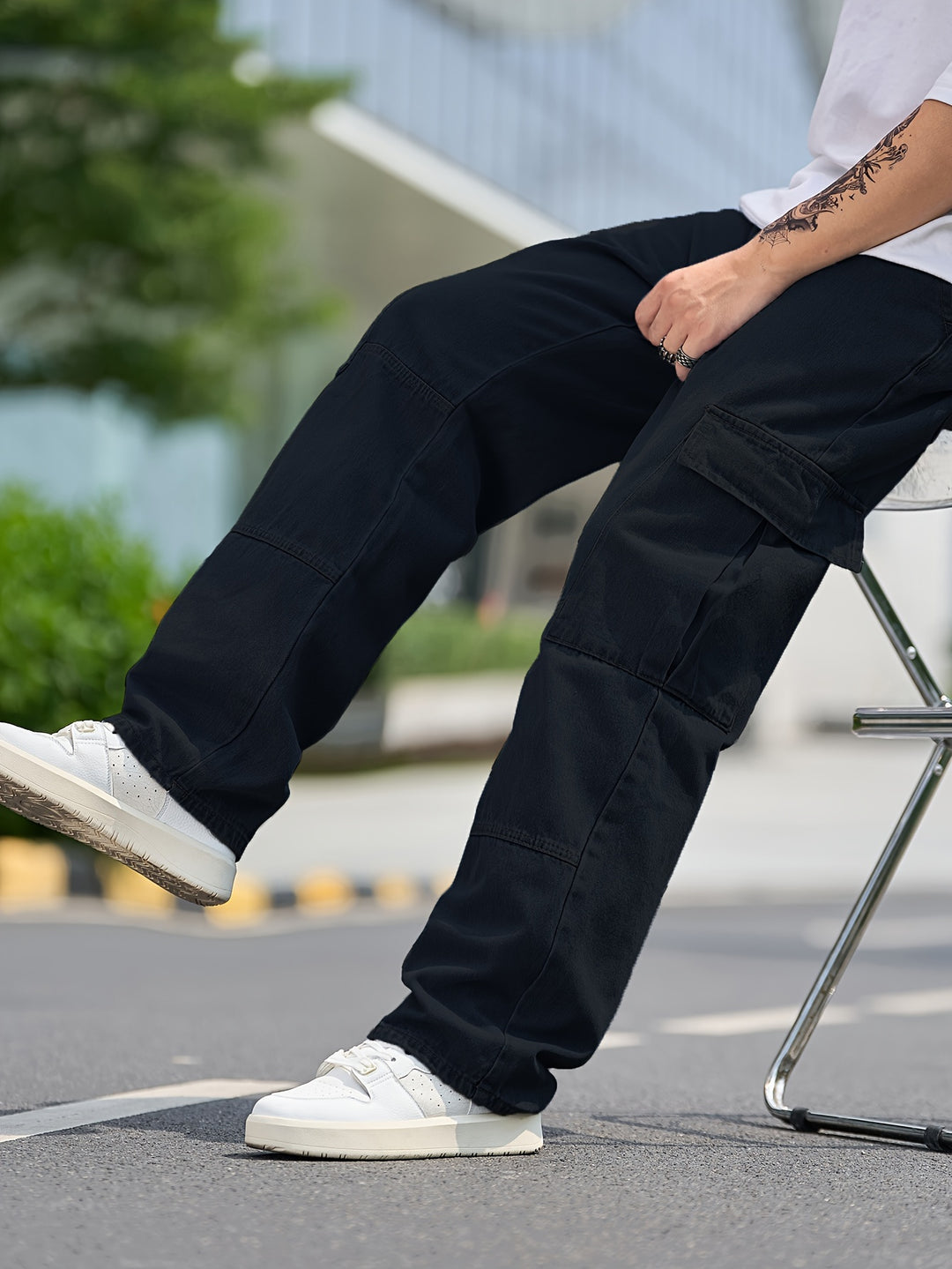 Heren Jeans | Losse pasvorm | Multi-Zakken | Premium Denim | Barrel Model