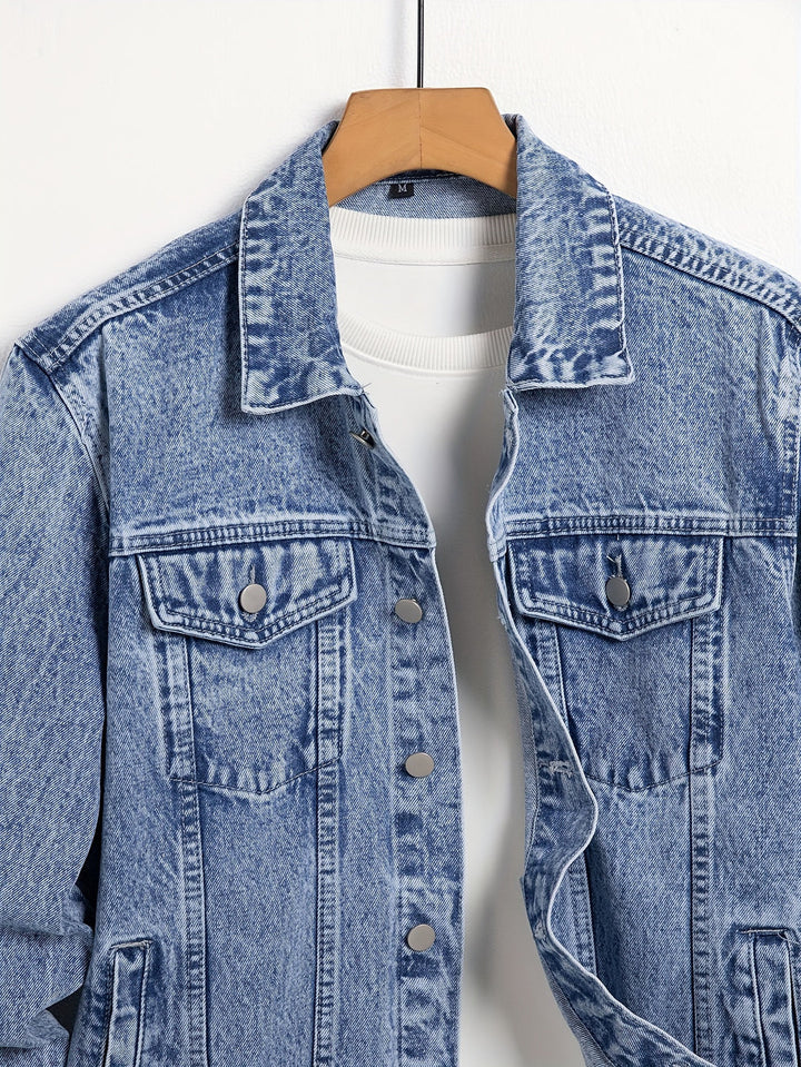 Winterjas Heren | Tijdloos & Veelzijdig Design | | Klassiek Denim Jack