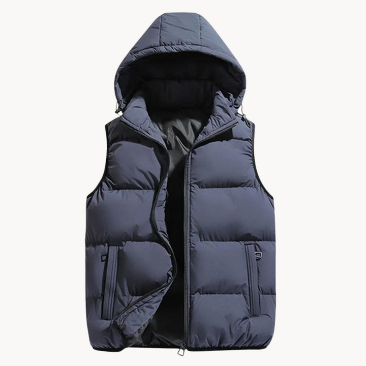 Heren Bodywarmer | Vest Heren | Warme Winter Met Capuchon