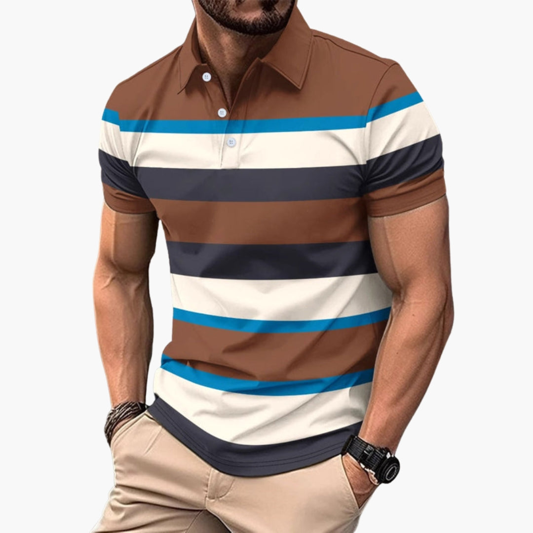 Heren Polo | Retro | Korte Mouw | Zomer