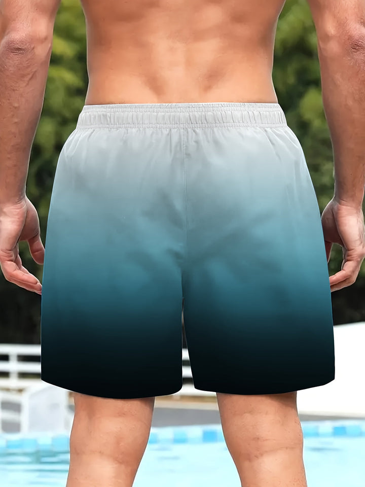Heren Strandshorts | Kleurverloop & Trekkoord | Met Zakken | Casual Zomerlook