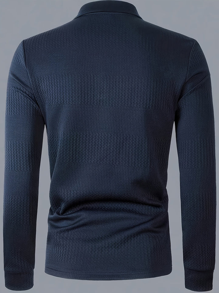 Heren Polo Shirt | Slimfit | Lange Mouw | Zomer