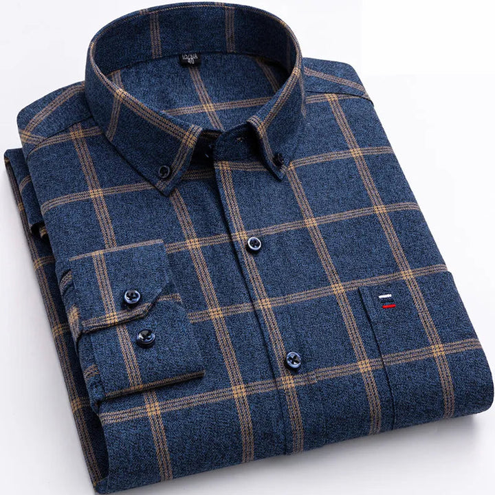 Heren Shirt | Vintage Premium | Lange Mouw | Winter