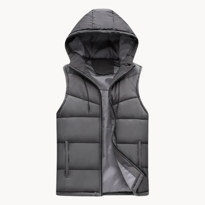 Heren Bodywarmer | Hooded Vest Heren | Comfortabel & Casual Elegantie
