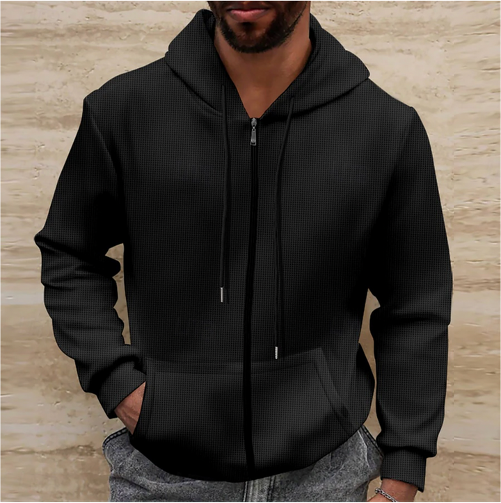 Winterjas Heren | Hoodie Met Rits | Casual & Comfortabel