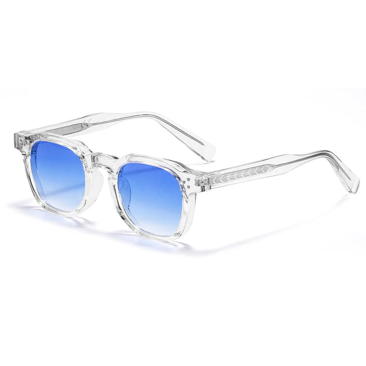 Heren Zonnebril | Modern Gestel | Trendy Blauw | Zomer