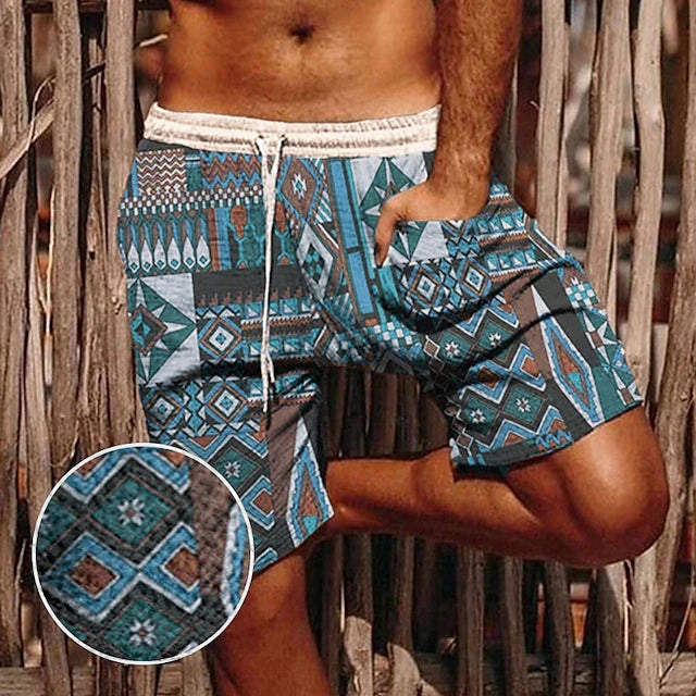 Heren Short | Retro | Trekkoord | Zomer