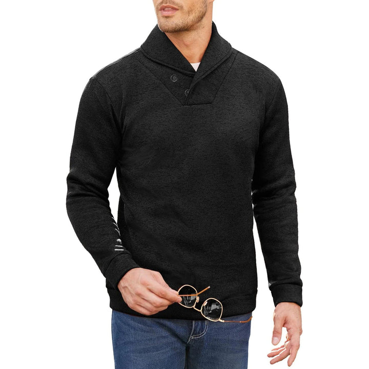 Elegante coltrui met verfijnd knoopdetail en tijdloze verfijning voor heren | Jelte