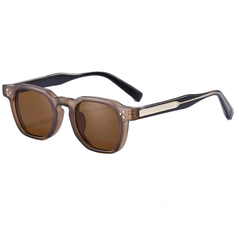 Heren Zonnebril | Modern Gestel | Trendy Blauw | Zomer