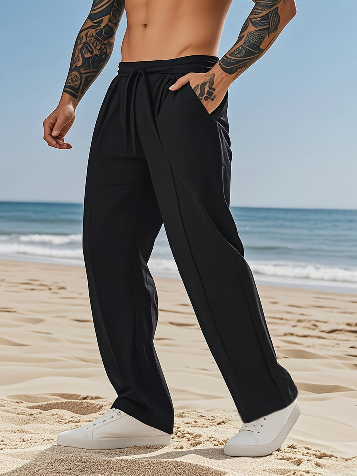 Heren Broek | Tapered | Elastische Taille | Zomer