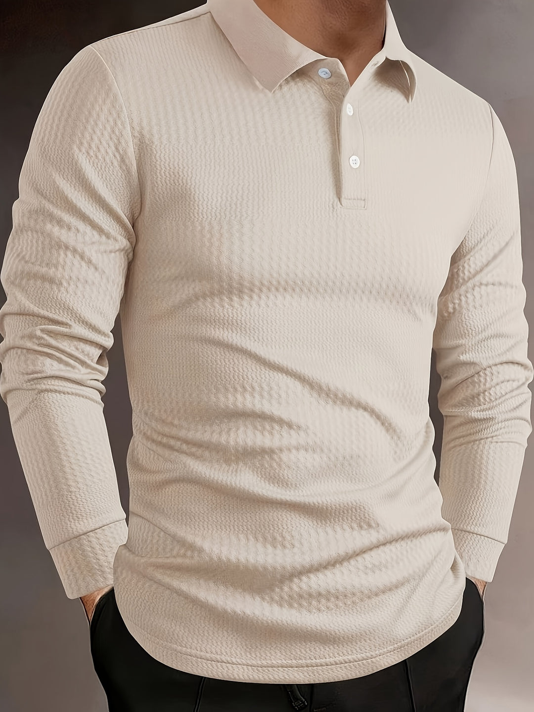 Heren Polo Shirt | Slimfit | Lange Mouw | Zomer