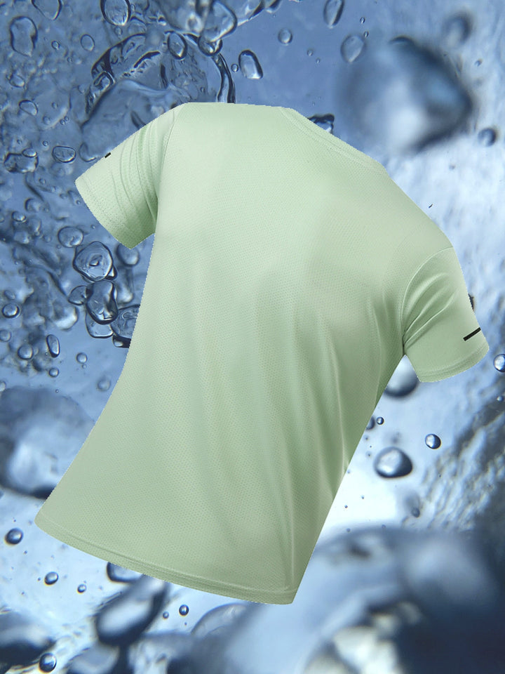 Heren T-shirt | Quick-Dry & Ademend | Gestreept Patroon & Comfort Fit | Sport & Casual