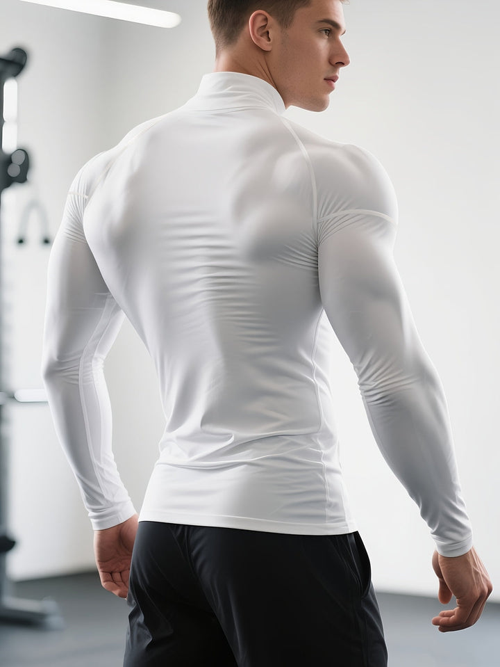 Heren Compressie Shirt | Slimfit | Lange Mouw | Zomer