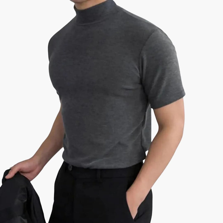 Heren Colshirt | T-Shirt | Korte Mouwen | Slim Fit