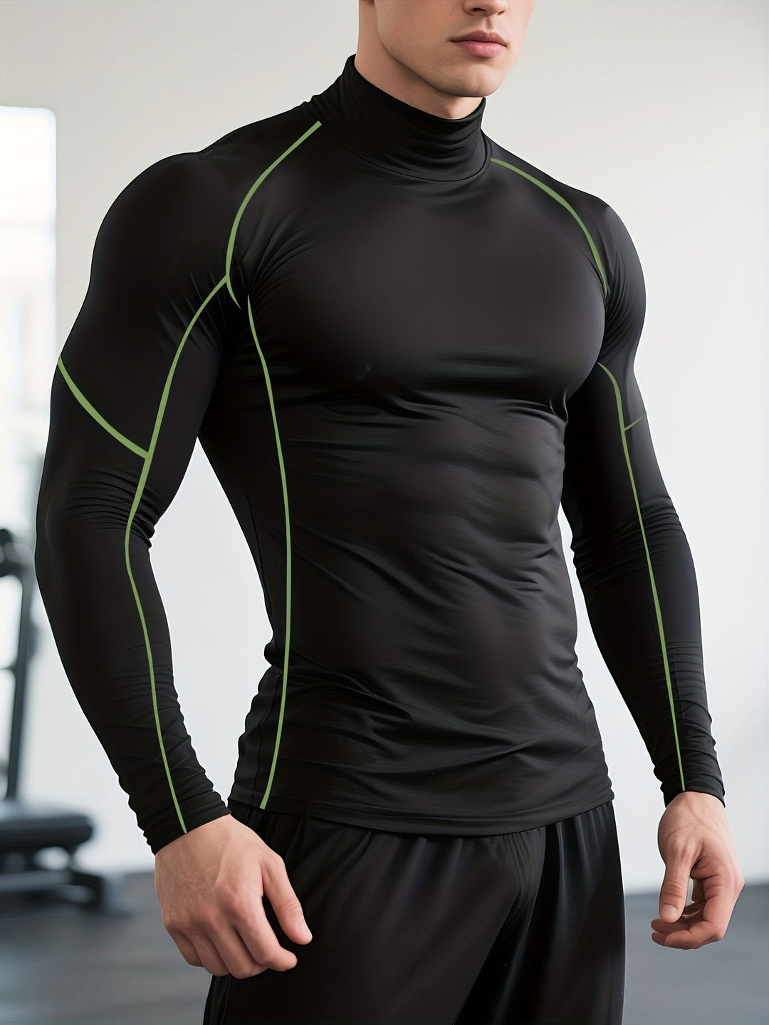 Heren Compressie Shirt | Slimfit | Lange Mouw | Zomer