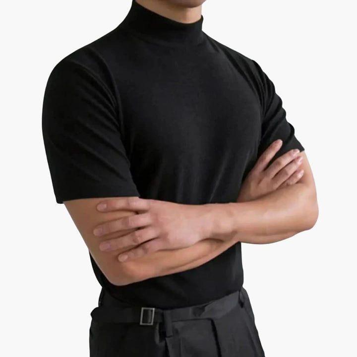 Heren Colshirt | T-Shirt | Korte Mouwen | Slim Fit
