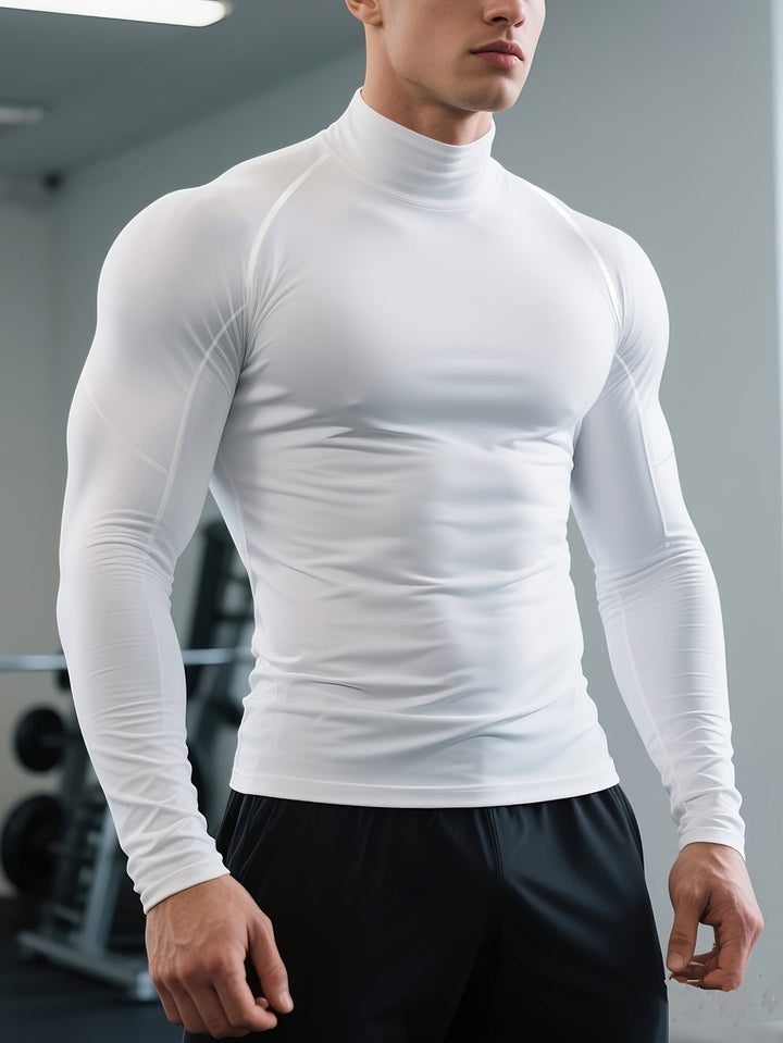 Heren Compressie Shirt | Slimfit | Lange Mouw | Zomer