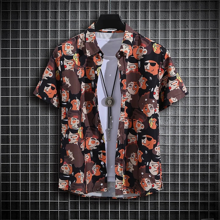 Heren Shirt | Verticale Strepen | Klassieke Kraag | Zomer