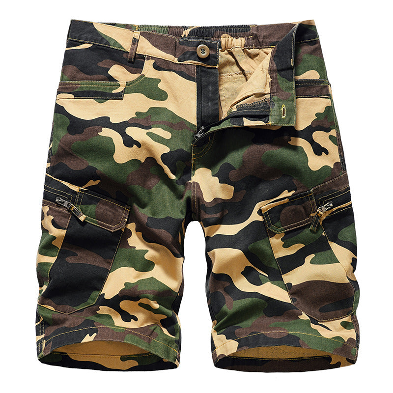 Heren Cargo Shorts | Camouflage & Meerdere Zakken | Lichtgewicht Katoen | Zomer Streetstyle & Outdoor