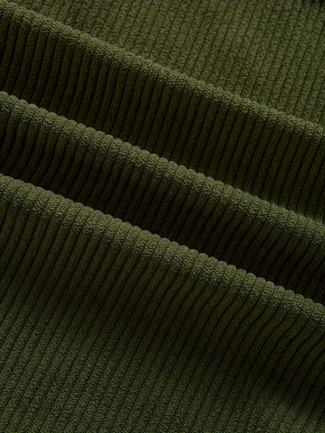 Heren Corduroy Hooded Jacket | Losse Pasvorm & Warm | Knoopsluiting & Trekkoord | Herfst & Winter