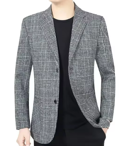 Geraffineerde Slim-Fit Blazer voor heren met moderne elegantie en tijdloos ontwerp | Daan