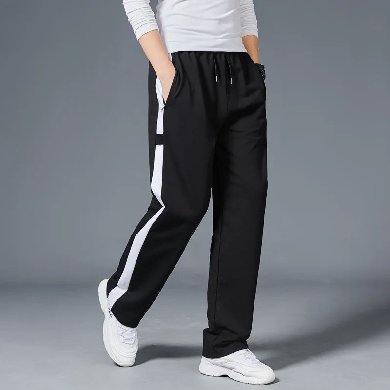 Joggingbroek heren | Straight leg | Met Ritszakken | Winter