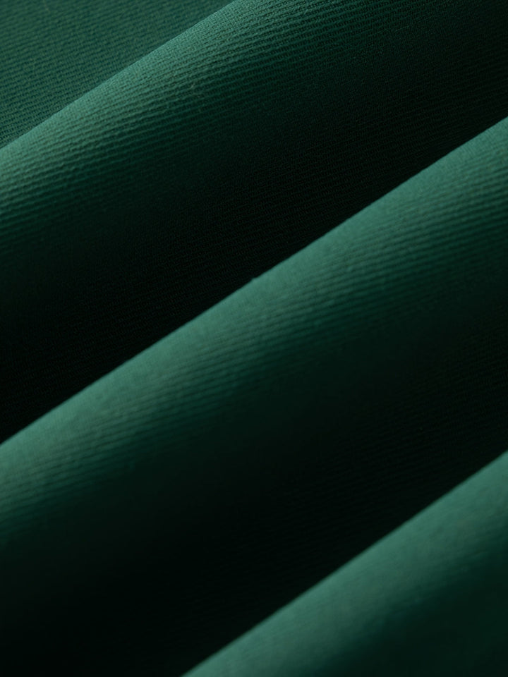 Heren Sportvest | Lichtgewicht & Ademend | Baseballkraag & Gestreepte Mouwen | Groen