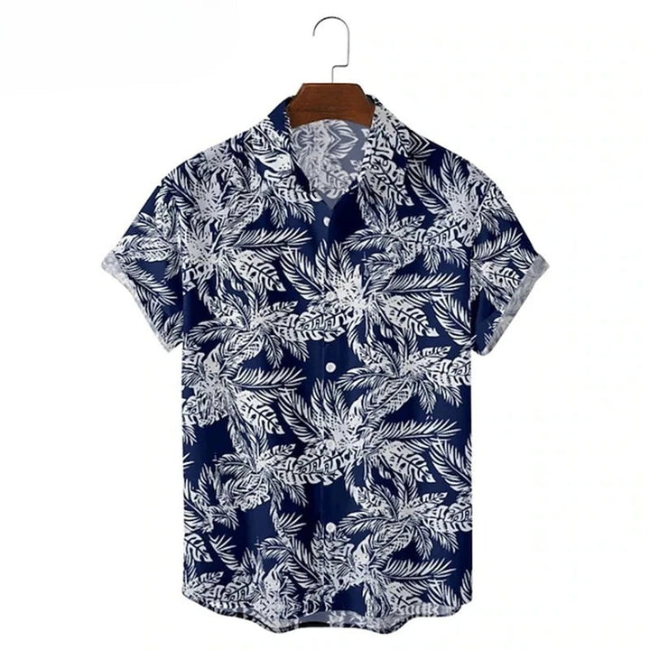 Heren Shirt | Elegant | Bloemenprint | Korte Mouw | Zomer